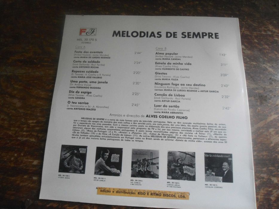 lp -melodias de sempre 1972