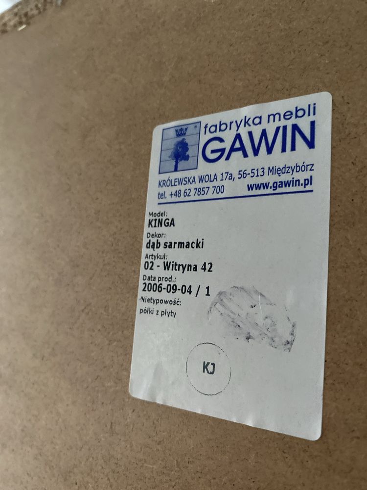 Regał meble Gawin np. na książki lub do biura