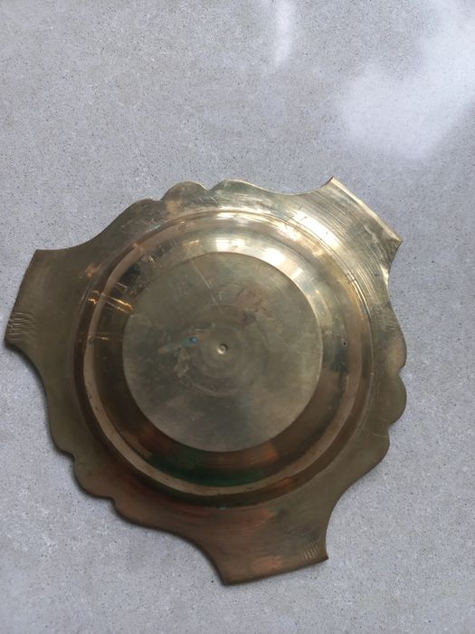 Popielniczka z mosiądzu PRL