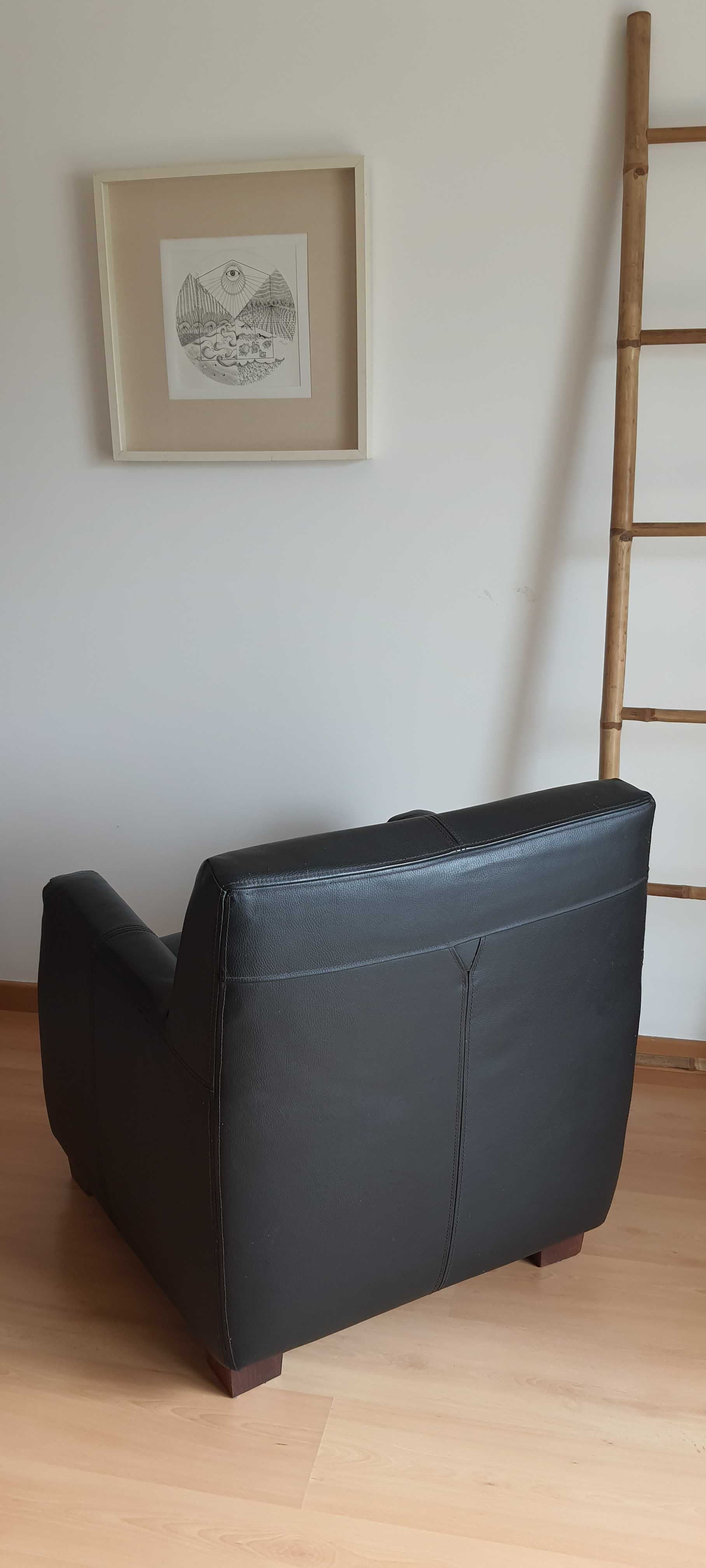 Poltrona de couro, Butaca piel, Leather armchair