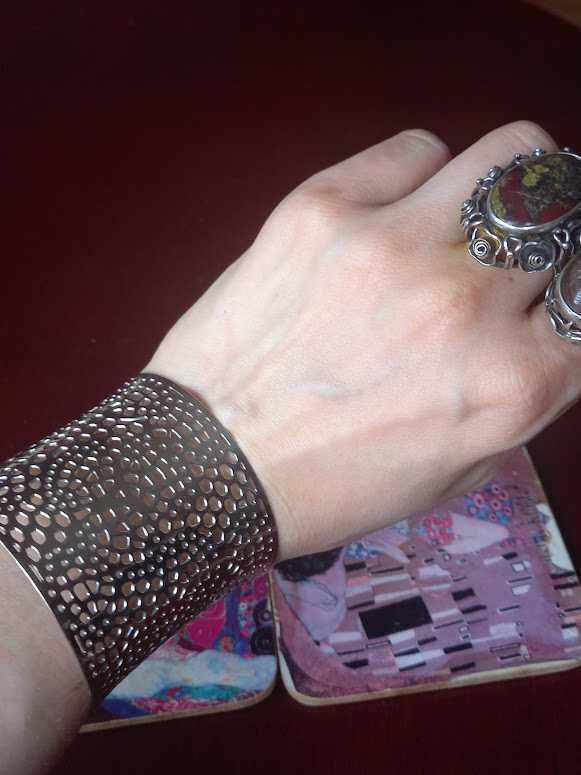Bransoletka bangla w ażury, boho, hippie