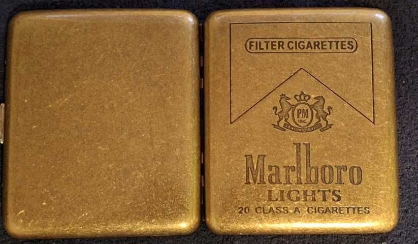 Papierośnica Mosiężna Marlboro