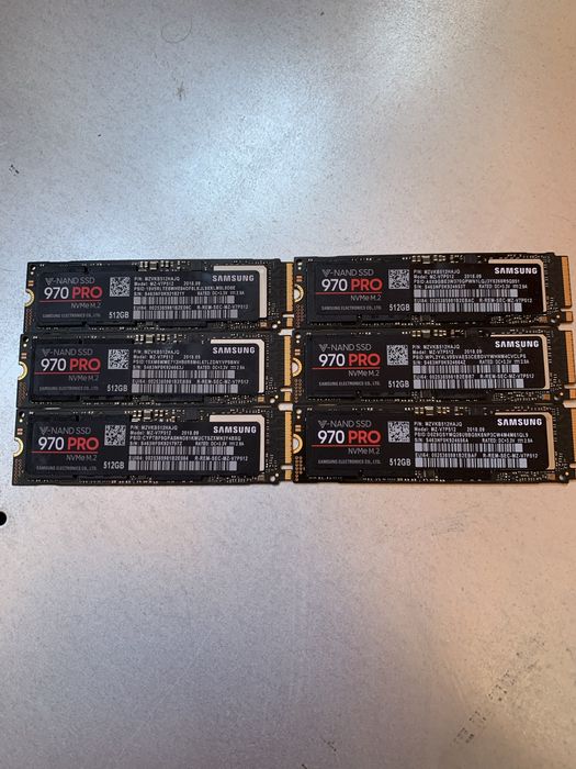 Samsung SSD 970 Pro 512 GB NVME