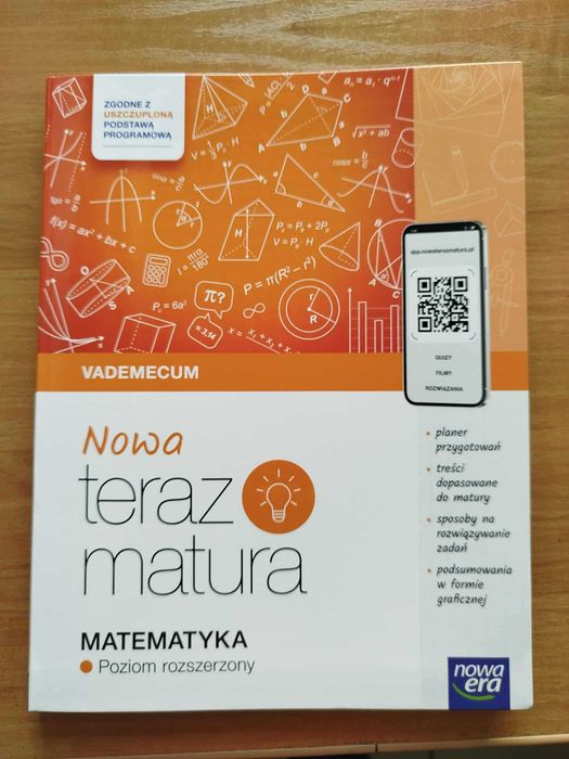 Matematyka Nowa teraz matura Vademecum poziom rozszerzony rok wyd.2024