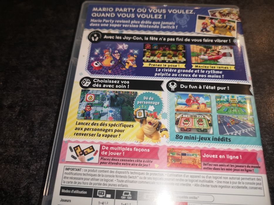 Super z Mario Party SWITCH Nintendo gra ANG (możliwość wymiany)