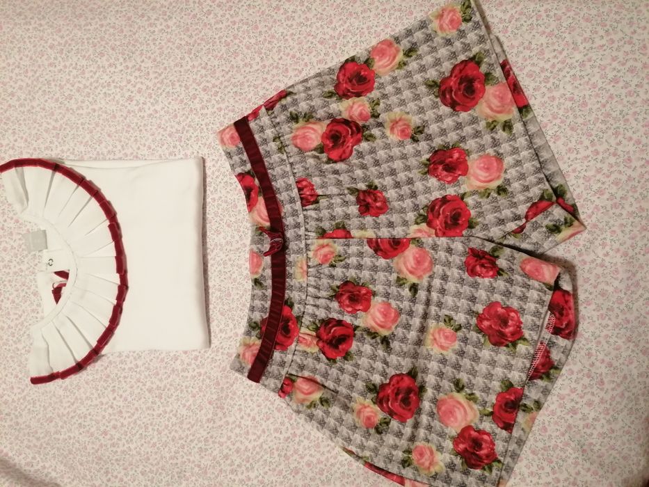Conjunto calção e camisola
