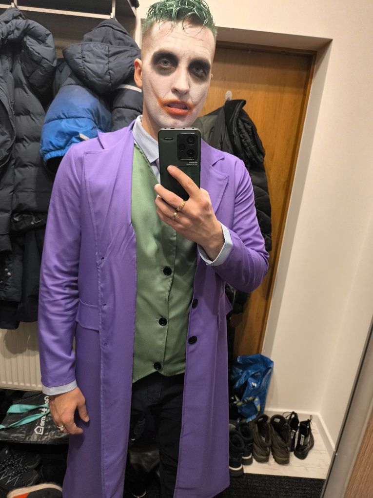 Kostium bal przebierańców Joker Batman Dark Night Mroczny Rycerz pasta