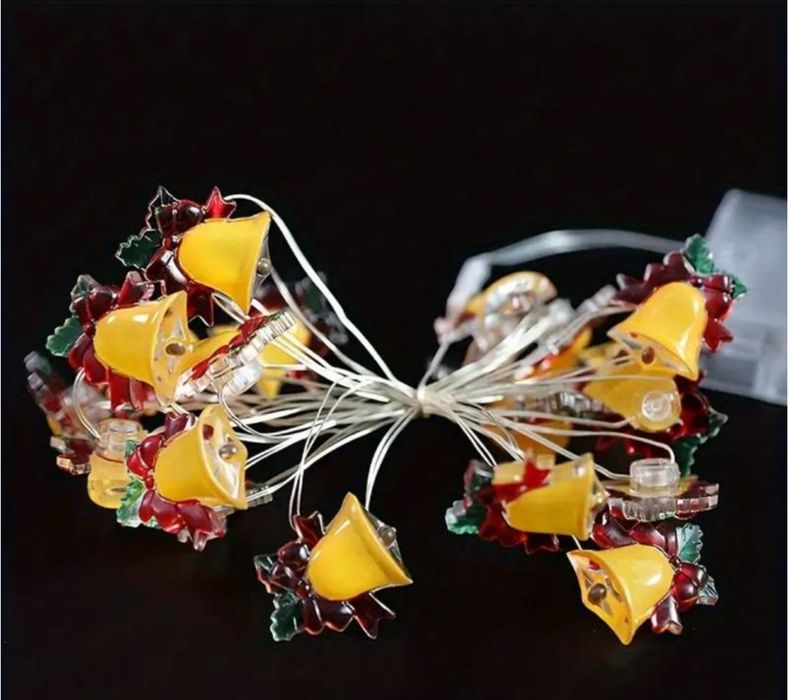 Різдвяні дзвіночки гірлянда Новий Рік