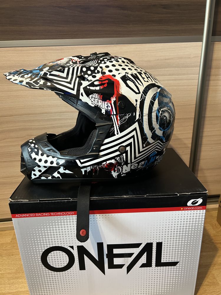 Kask O'Neal rozmiar M – używany, bardzo dobry stan, z pudełkiem