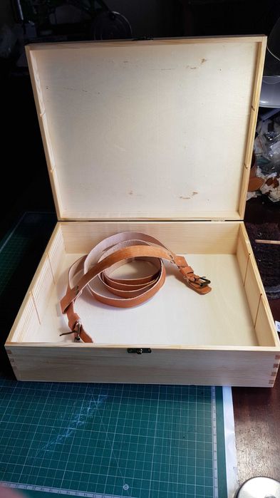 Caixa, mala, suporte de transporte em couro