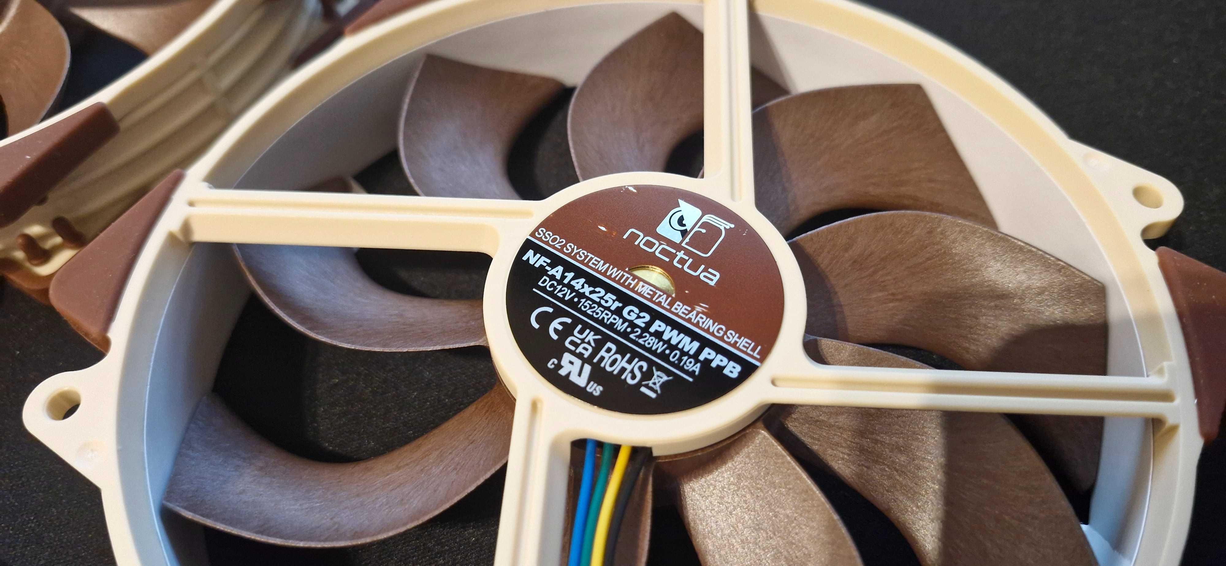Wentylatory Noctua NF-A14x25r G2 PWM PPA/PPB - zestaw 2szt.