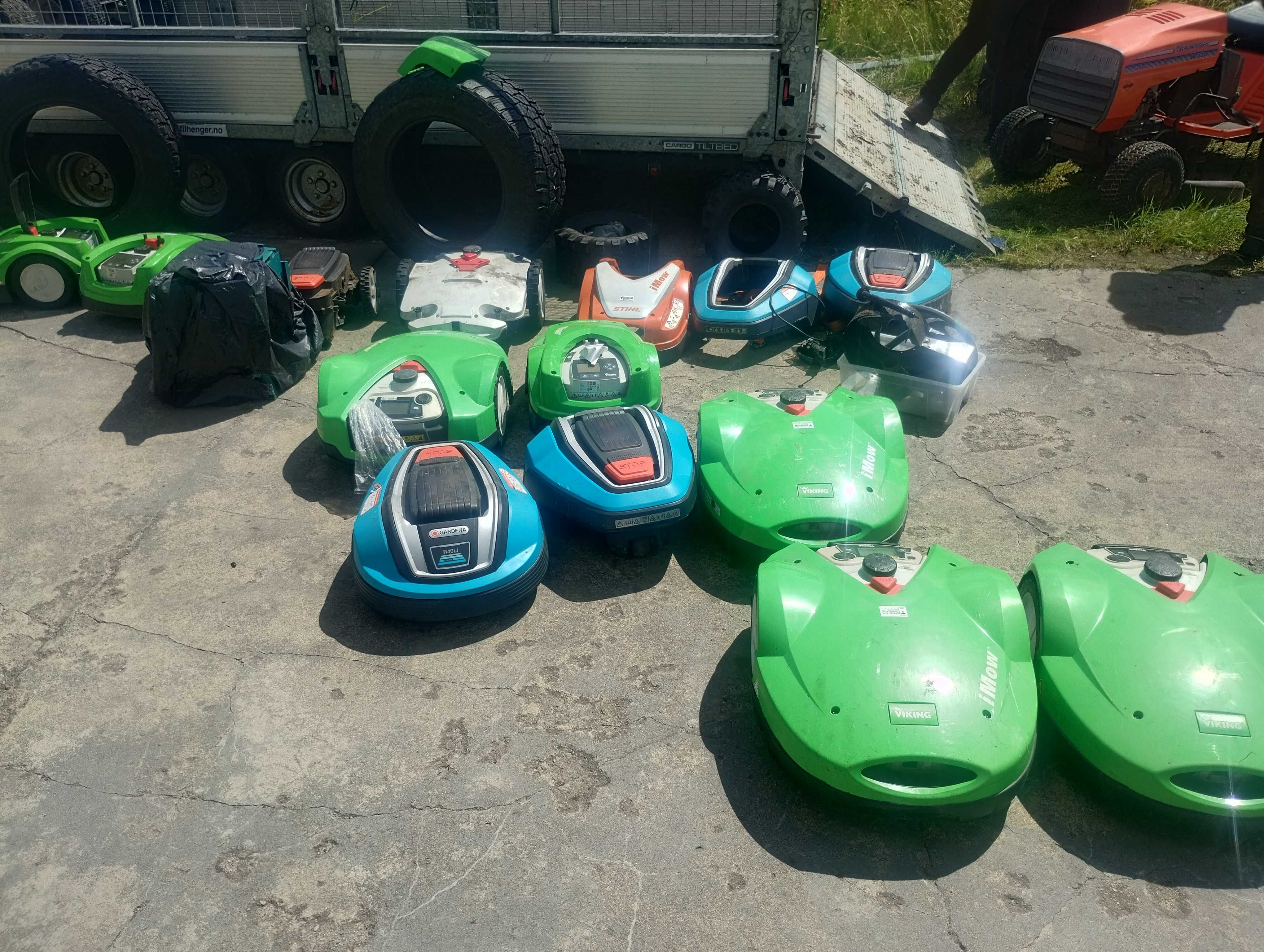 Robot koszący kosiarka Gardena wiking sthil na części