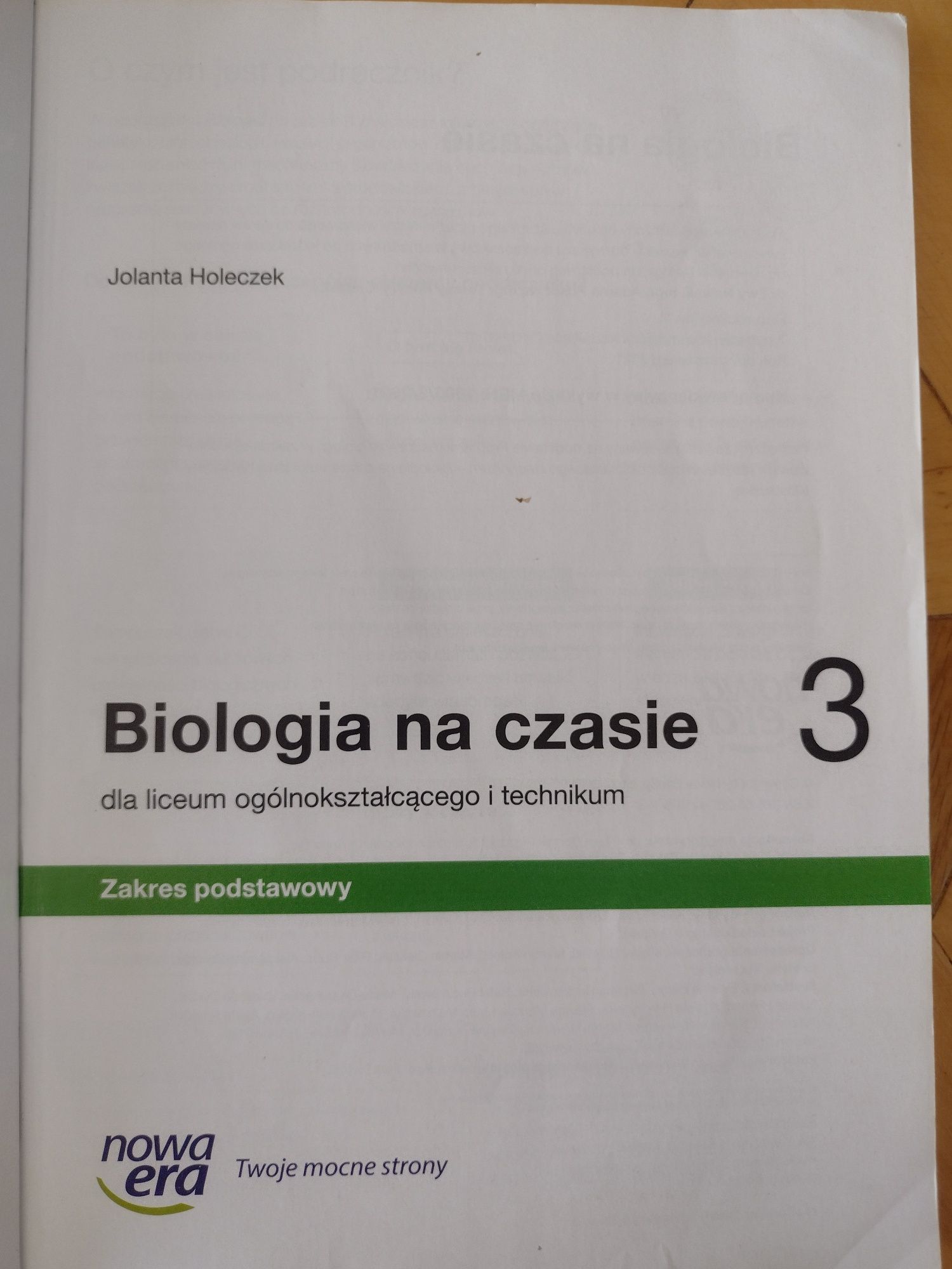 Podręcznik z biologii do klasy trzeciej