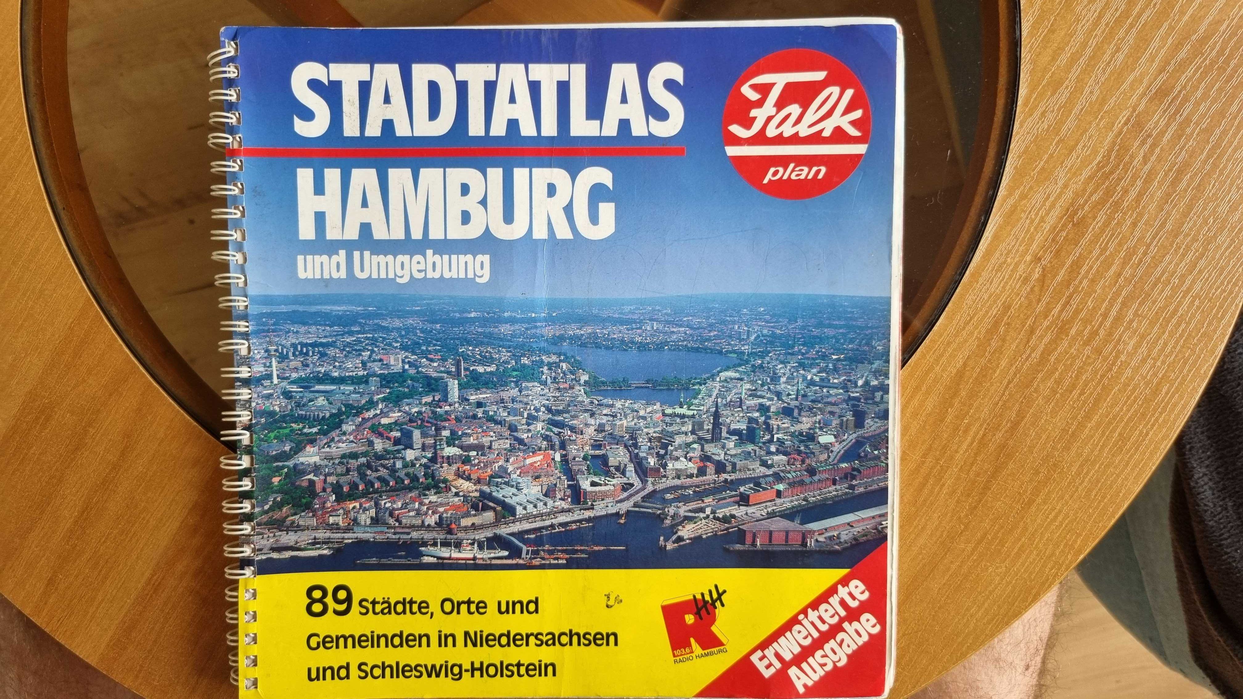 Mapa - atlas miasta Hamburg