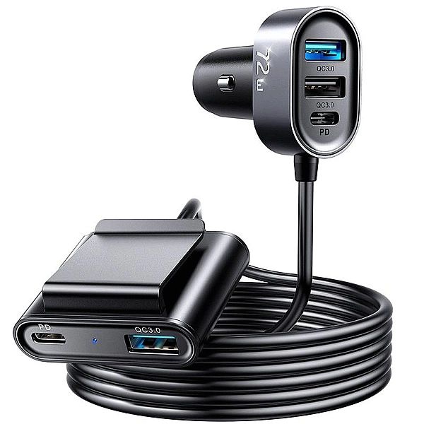 Ładowarka Samochodowa Joyroom 5-portów USB 72W Black
