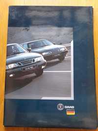 SAAB 9000, 900, Turbo prospekt, press kit, teczka prasowa Genewa 1996