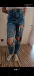 Spodnie Boohoo roz36 ,z dziurami, wysoki stan, rurki,"mom fit, skinny