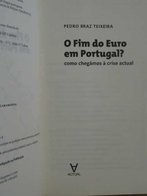 O Fim do Euro em Portugal de Pedro Braz Teixeira