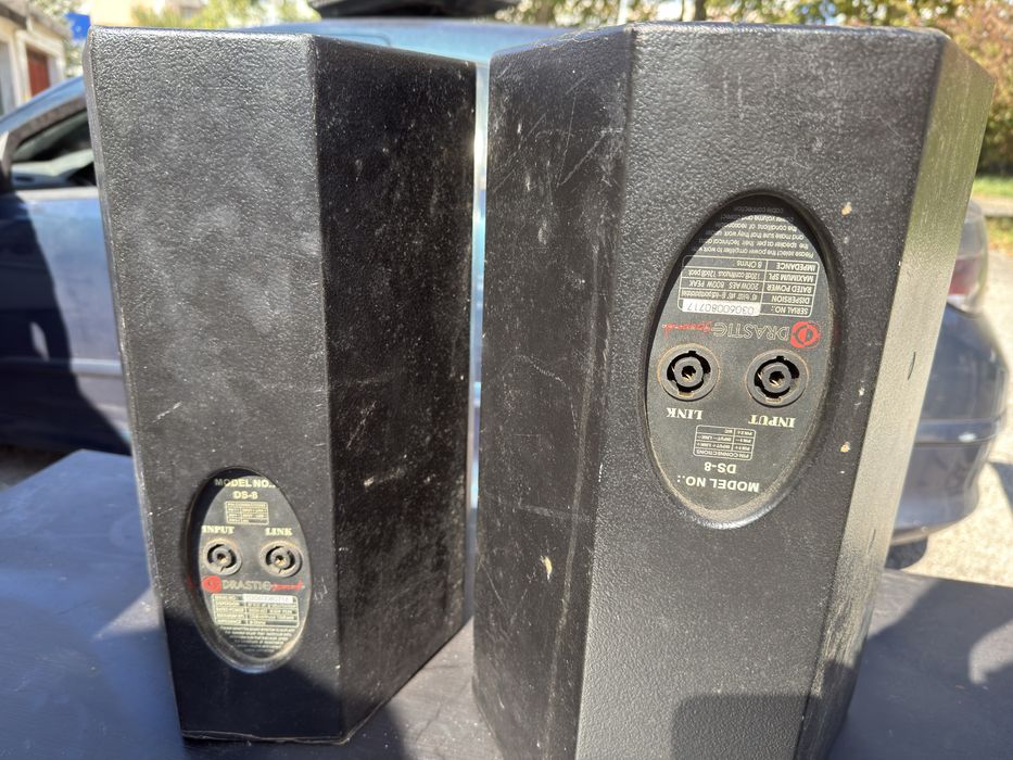 Colunas drastic model DS 8 200W AES 800W PEAK