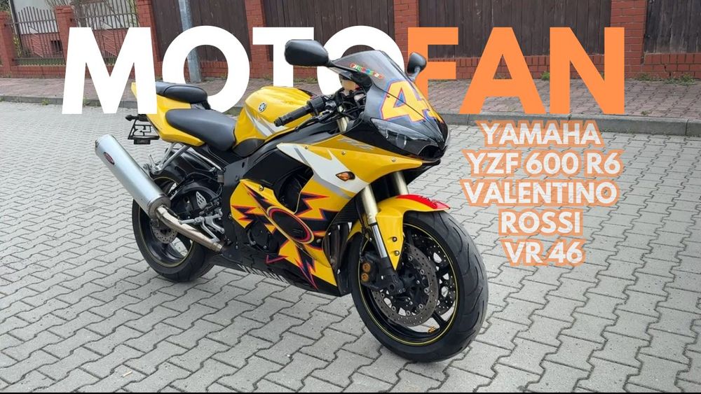 Yamaha R6 YAMAHA YZF 600 R6 vr46 limited valentino rossi 11.2007r lift Niemcy !