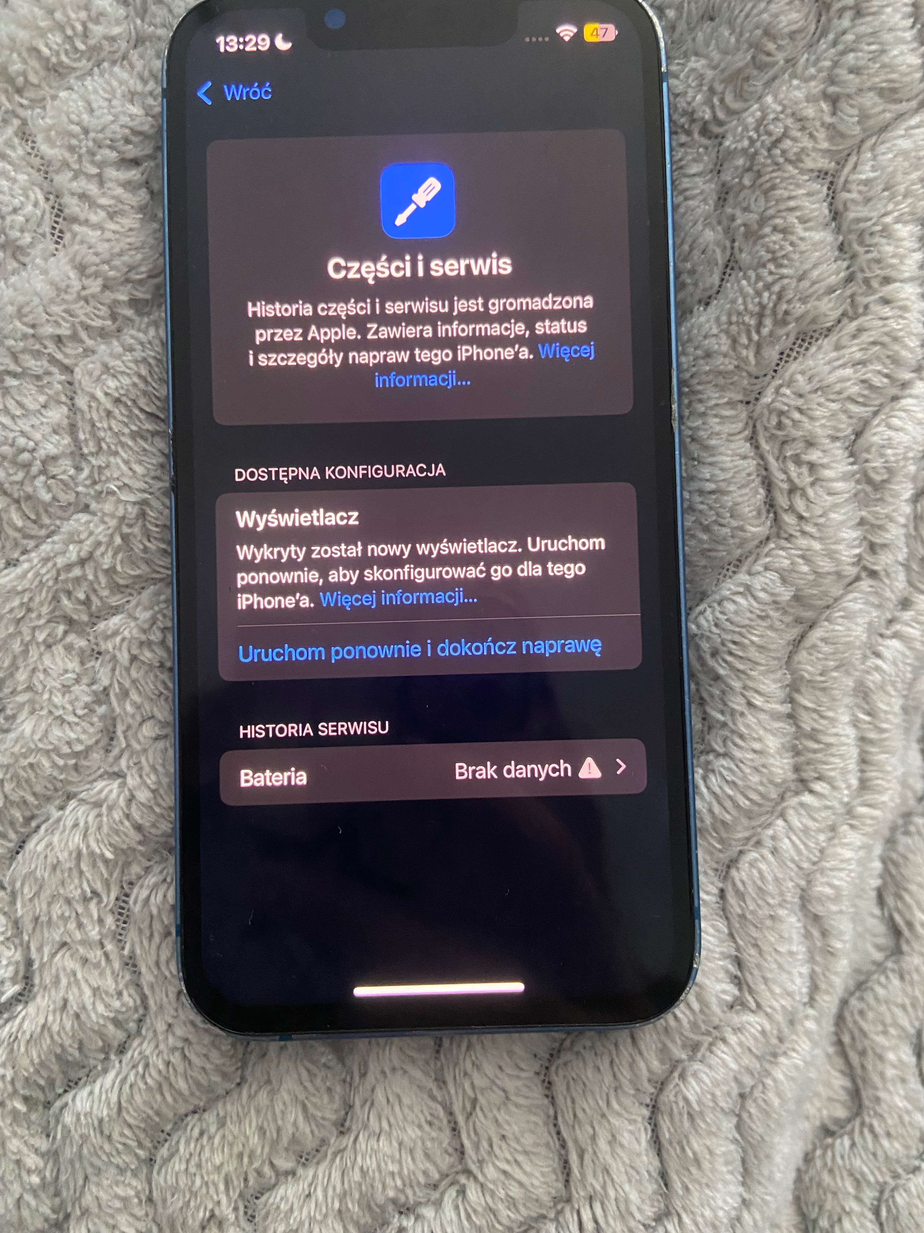iPhone 13 mini niebieski