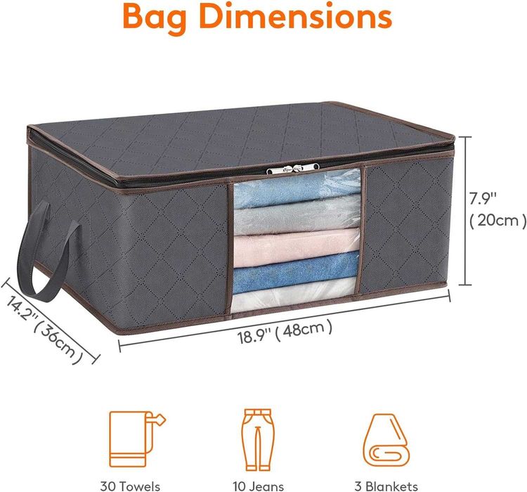 Nowy organizer / torba do przechowywania / pudełka / kosze 35L !3866!