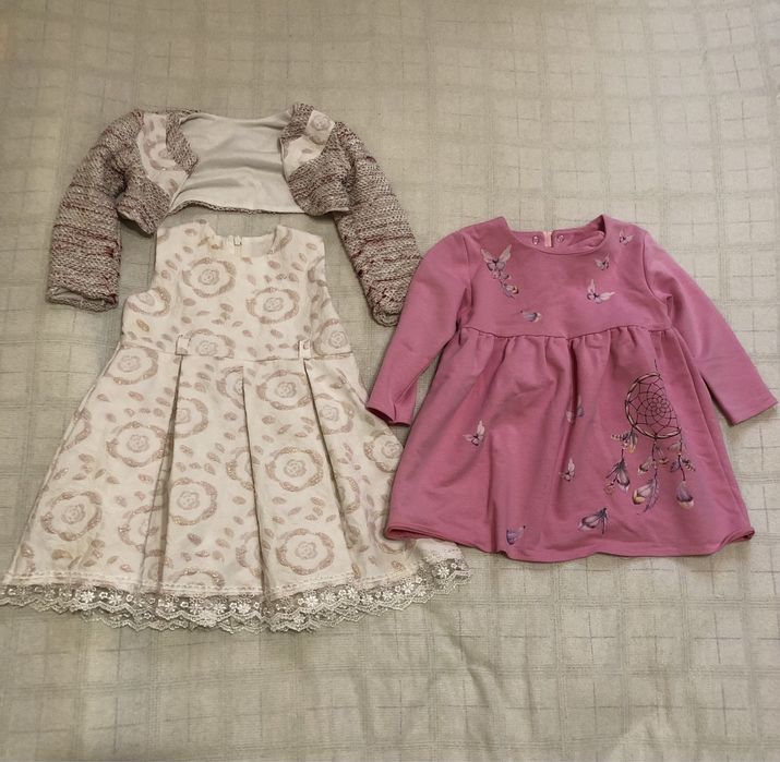 Пакет речей (11 шт.) для дівчинки віком 2-3 роки / новорічні светрики