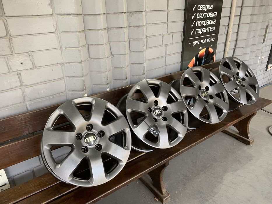 99 Оригинальные литые диски Audi 5/130 R18 et56 4L0601025a