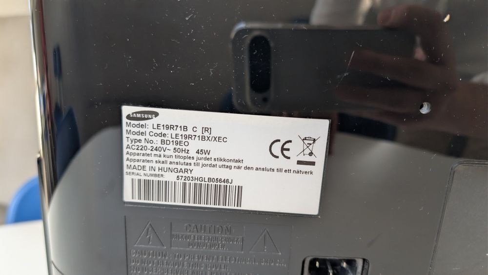 Monitor\televisão Samsung de 19 polegadas