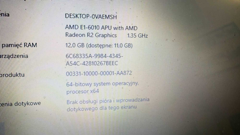 Laptop komputer Lenovo G50 45 12GB RAM/320GB/win10