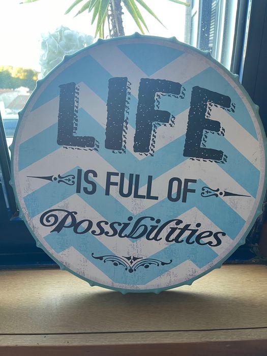 Placa decorativa parede