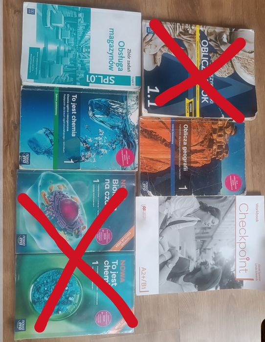 Podreczniki i cwiczenia klasa 1