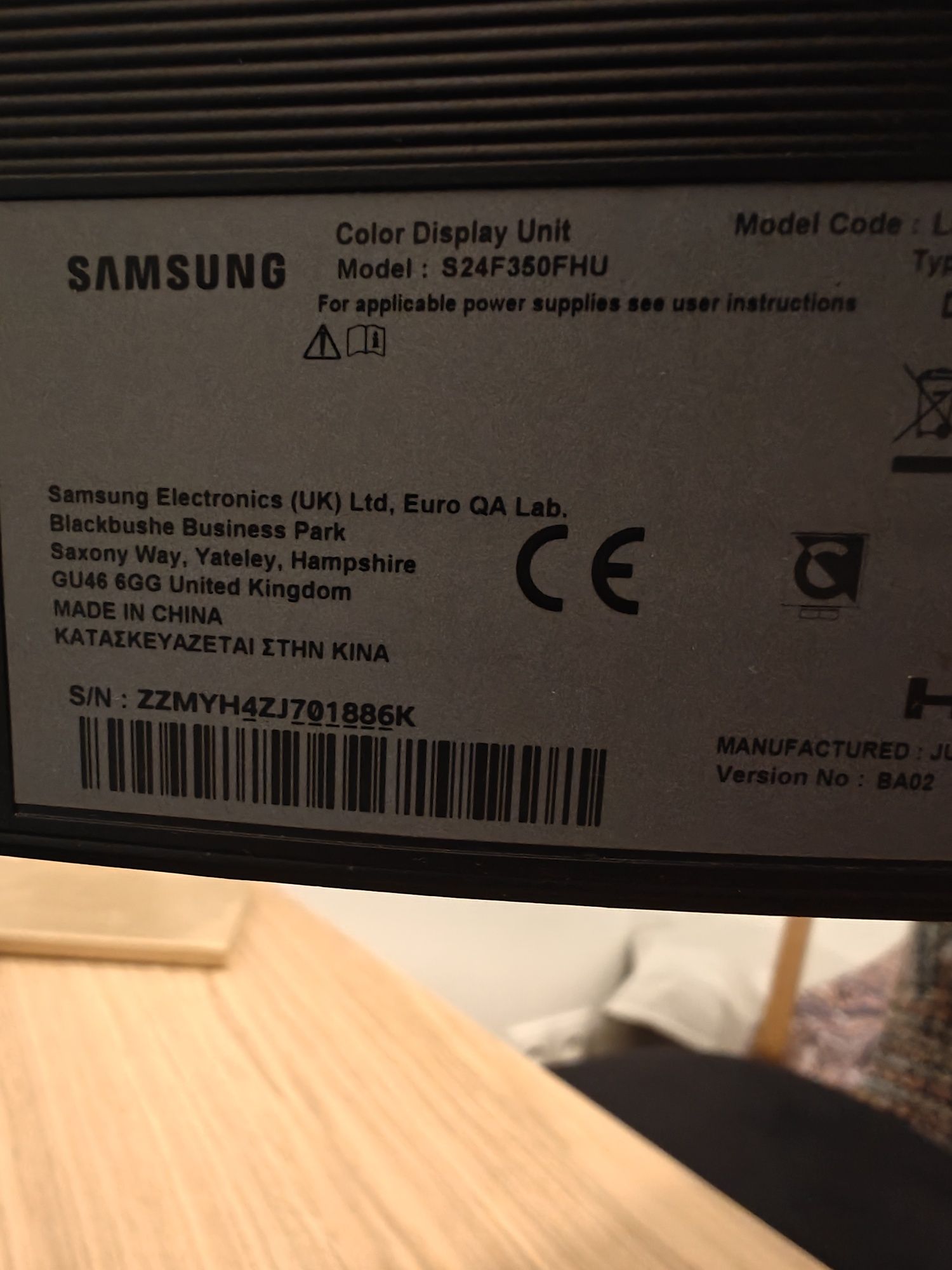 Zestaw komputerowy dell.optiplex 3050 i Samsung sf24f350