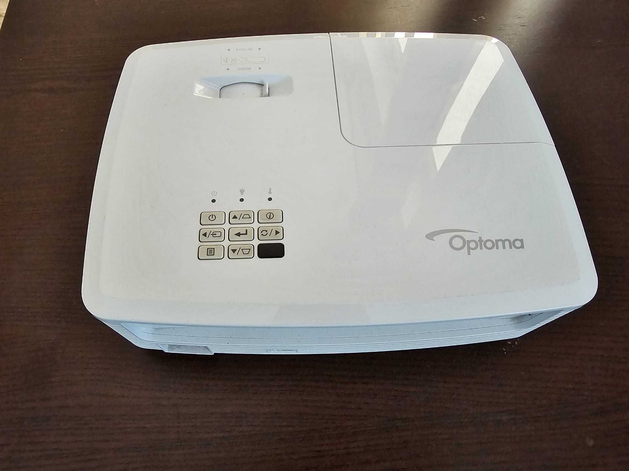 Projektor rzutnik OPTOMA HD27 + ekran elektryczny 2,2m x 2,2m