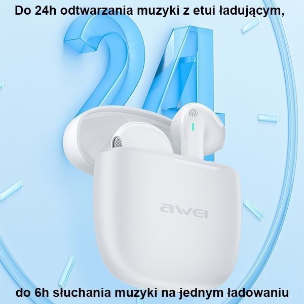 Słuchawki Bluetooth Awei T26 Pro TWS + Stacja Dokująca