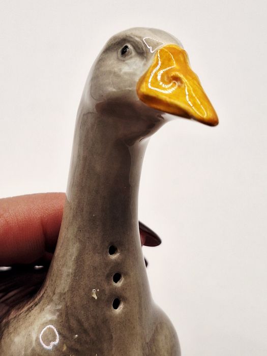 Solniczka porcelanowa Gęś