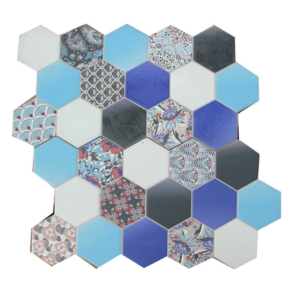 Płytki Podłogowe Ścienne Gres Hexa Nueve Blue 26,5x51 g.1/2