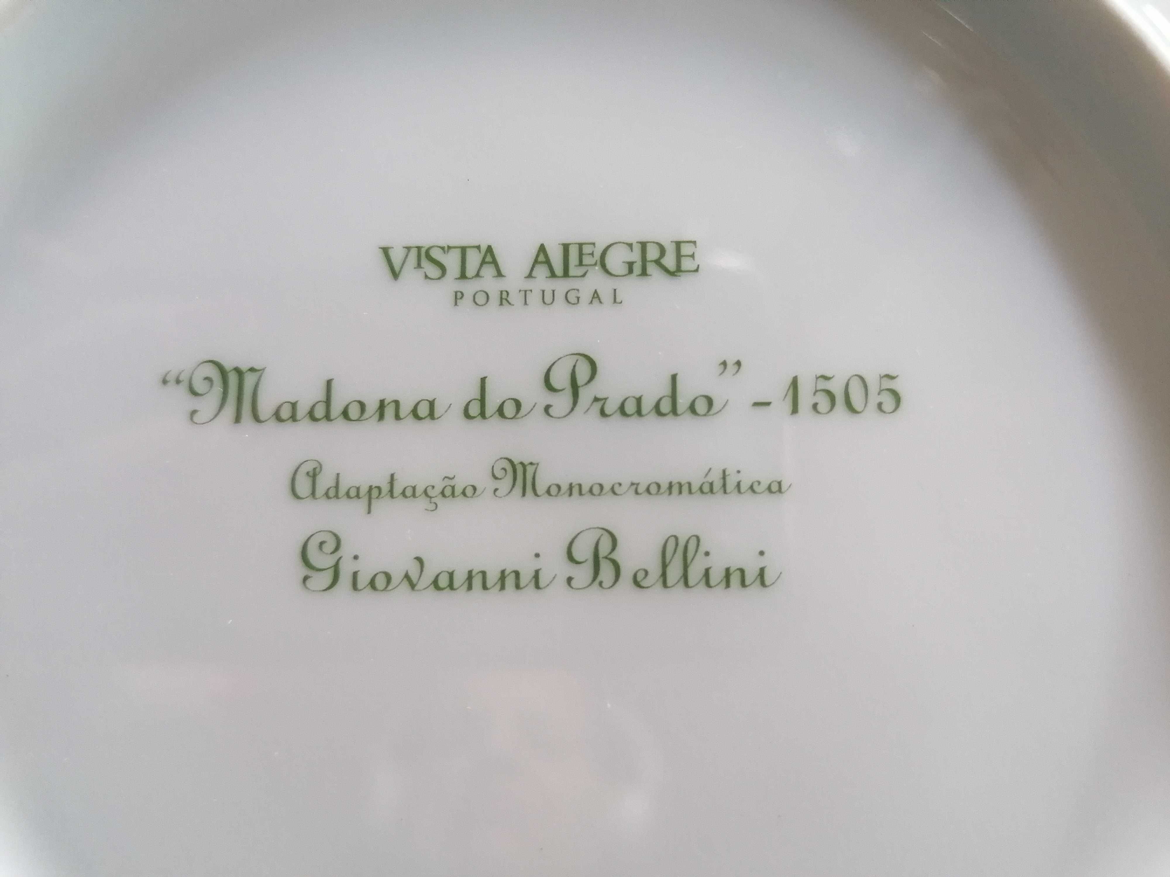Prato Decorativo Vista Alegre "Madona do Prado"