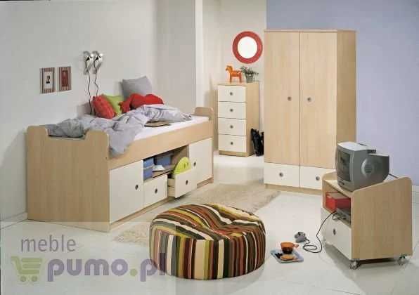 Łóżko dla dziecka duńskie ekologiczne marka Tvilum 90x200