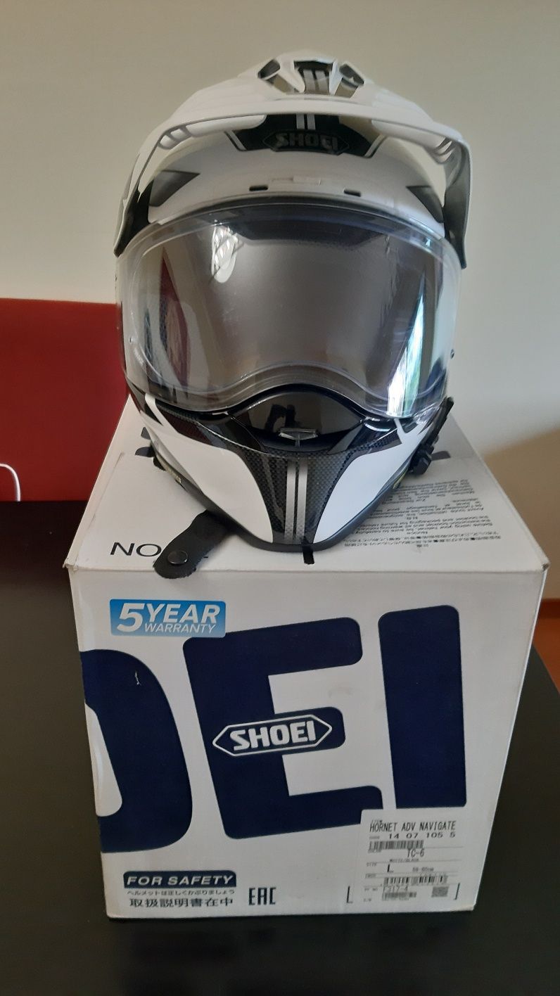 Capacete Shoei Hornet ADV Navigate + Midland BT NEXT pro