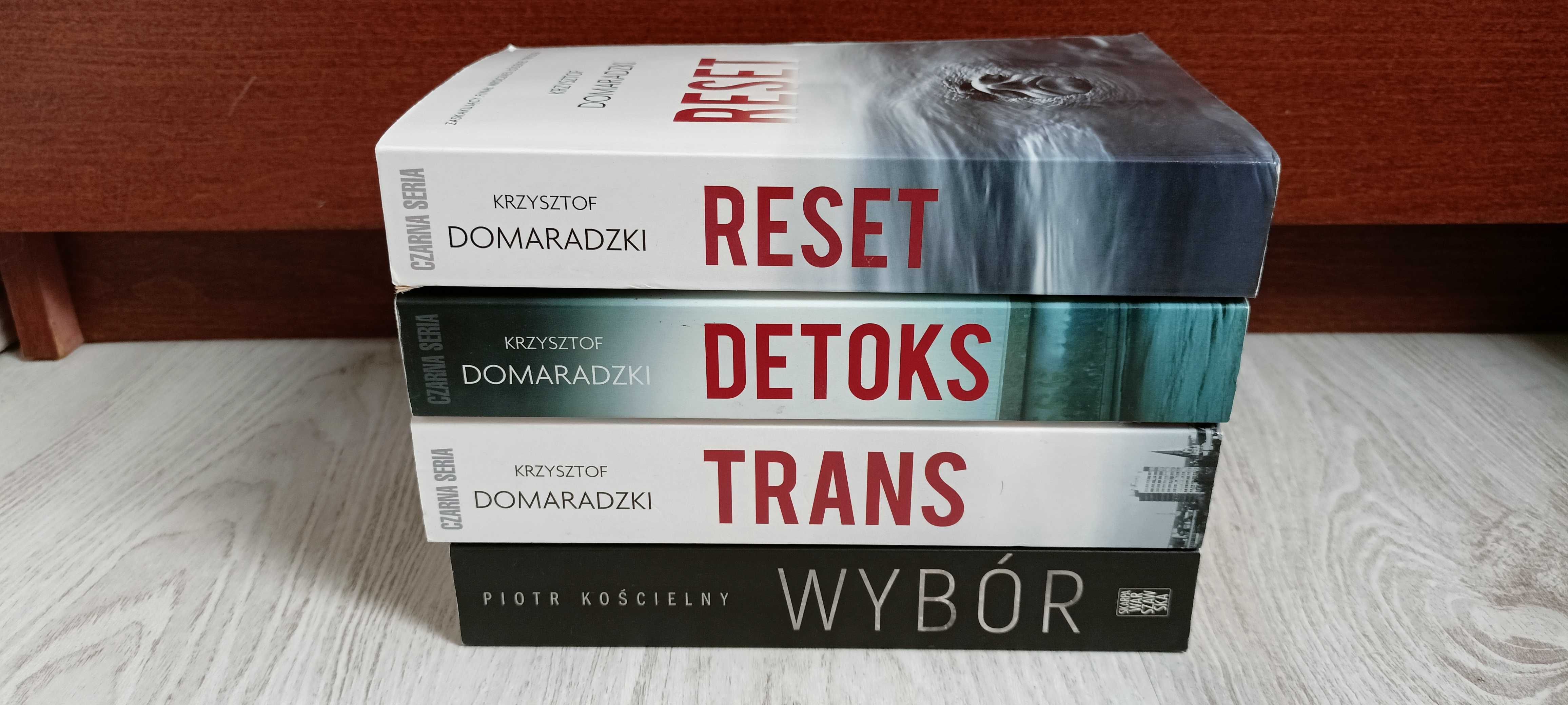 4x Krzysztof Domaradzki Trans + Reset + Detoks + Piotr Kościelny Wybór
