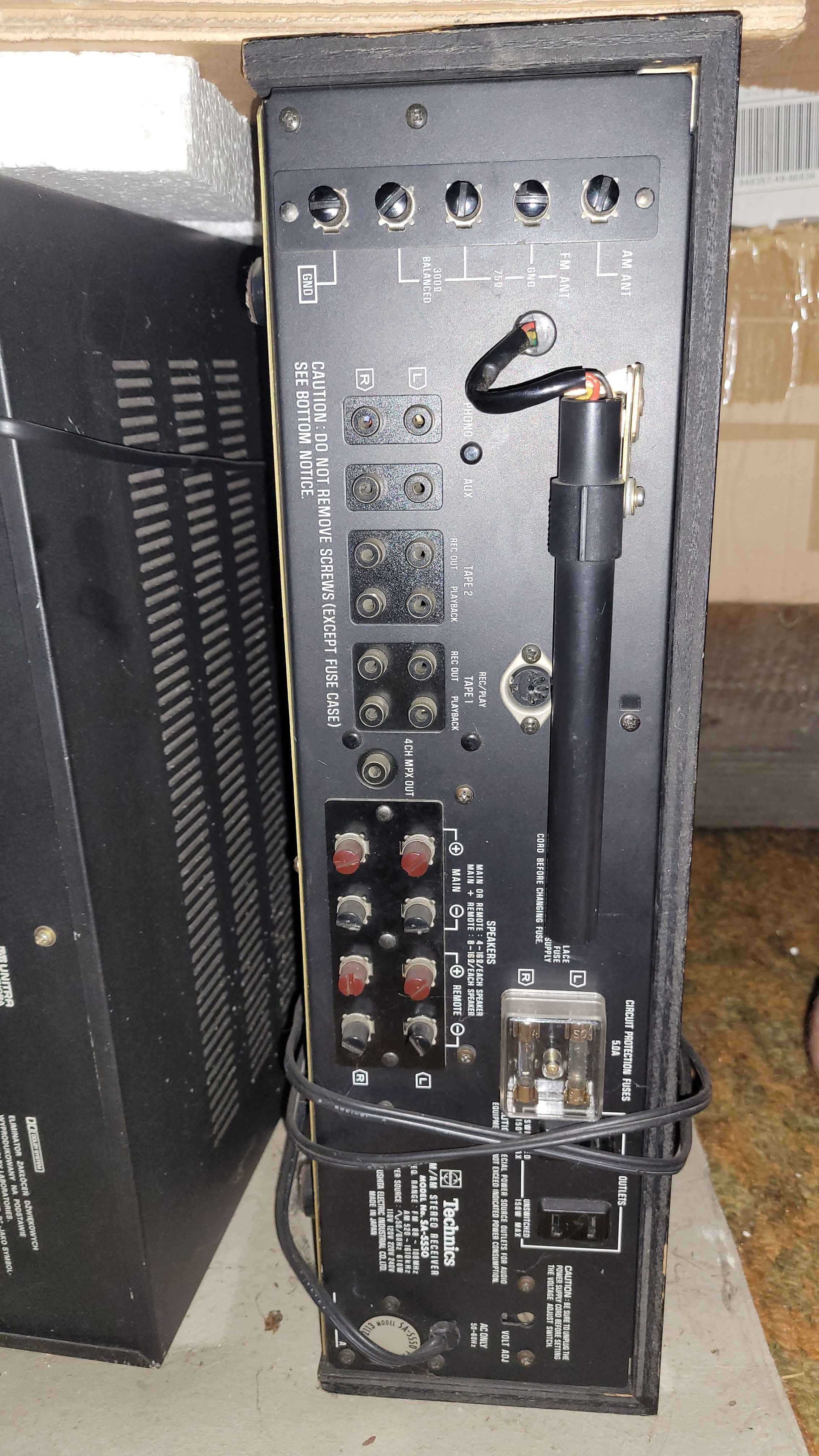 Technics SA-5550 leżak magazynowy, prawie jak Radmor, Onkyo, czy Denon