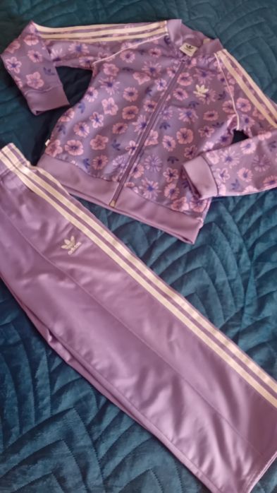 Dres  Adidas  fioletowy  dla dziewczynki