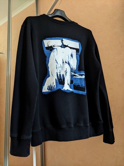 Оверсайз свитшот off-white Ice man