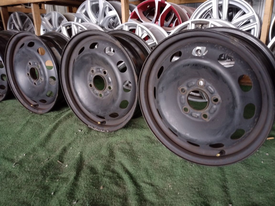 01 TSM Komplet Felg stalowych 5x108 ET52,5 6jx15 Ford Volvo Jaguar