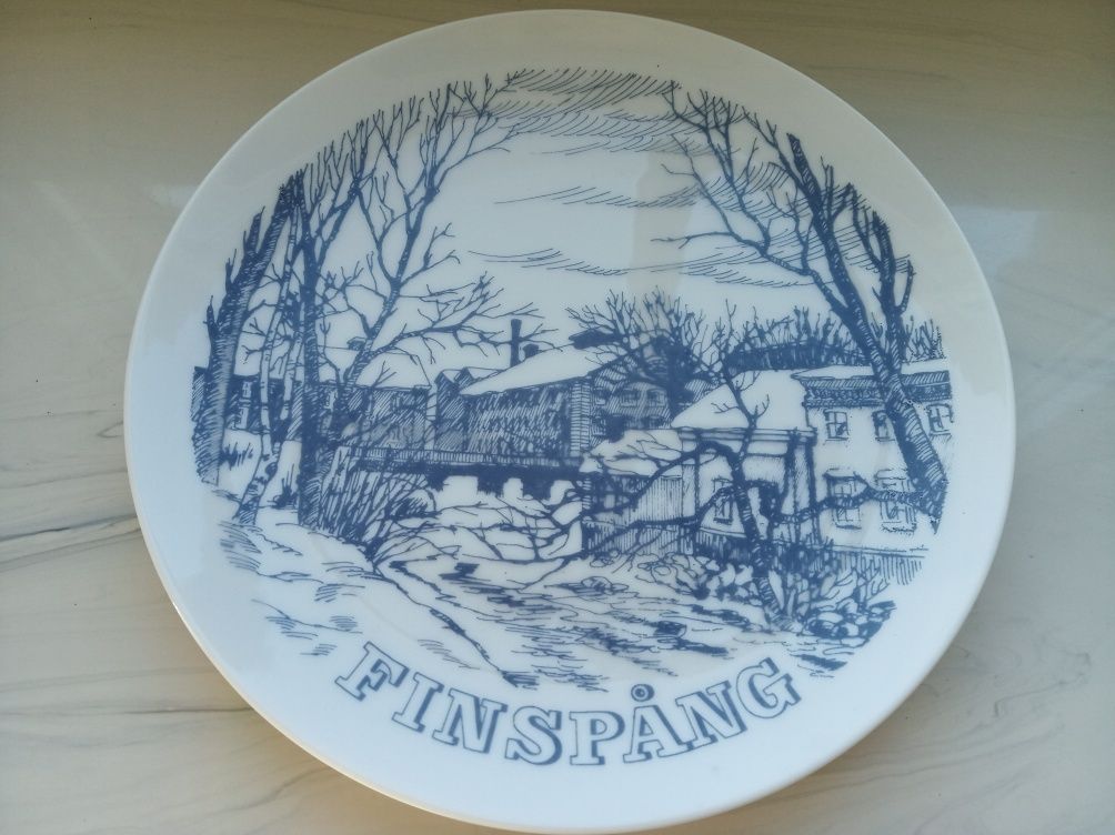 Talerz kolekcjonerski. Skandynawia 1974 r.