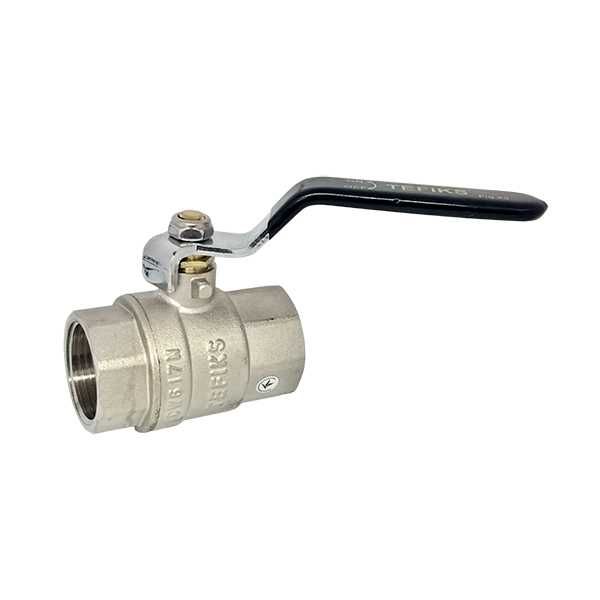 Кран шаровой муфтовый латунный для воды и газа, PN40, ВР, ручка
