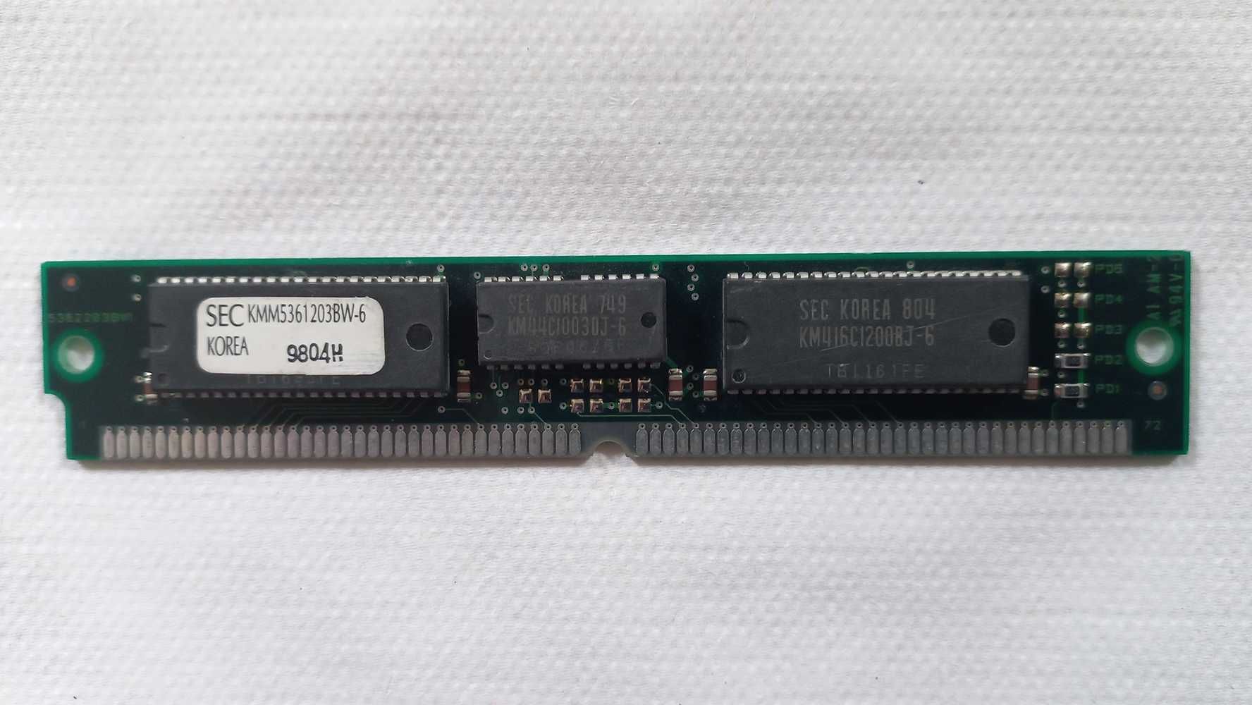 Pamięć RAM Samsung Tin 72-pin SIMM 60ns 1MBx36