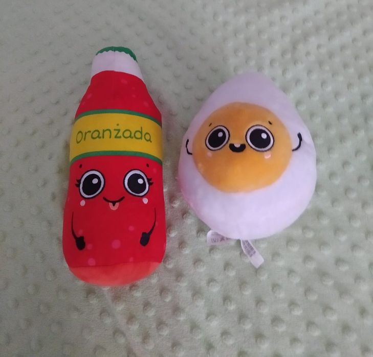 Maskotki Gang Mocniaków Biedroniaki jajo oranżada