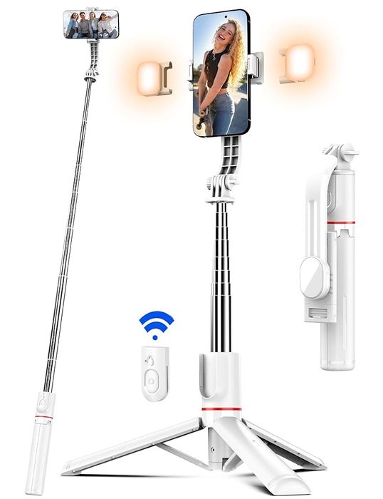 Штатив та селфі-палиця з 2 лампами Z17